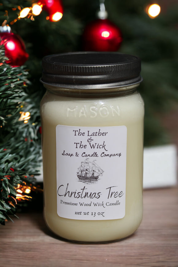 Christmas Tree - Wood Wick Soy Candle