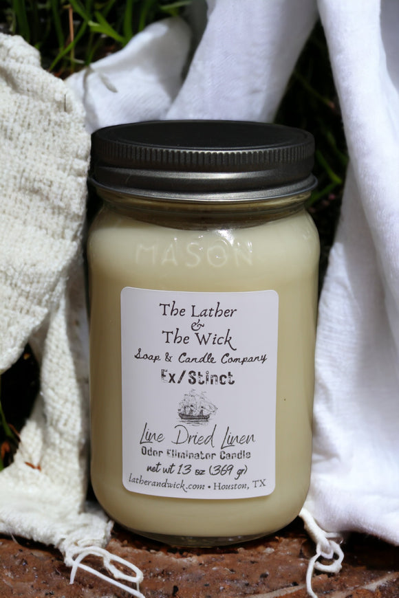 Line Dried Linen - Odor Eliminator Candle