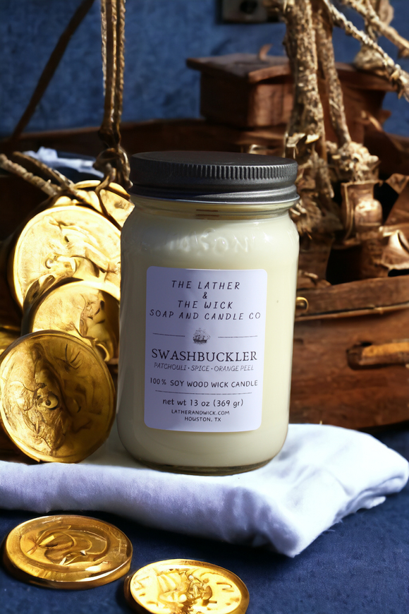 Swashbuckler - Wood Wick Candle