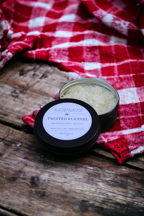 Twisted Flannel Whipped Body Butter - Timeless Skin Formula